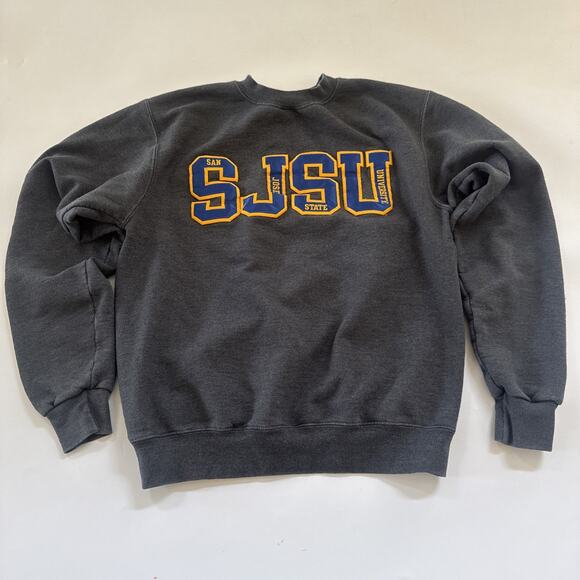Vintage Champion Eco Fleece San Jose State Sweatshirt Size Small - Picture 1 of 11